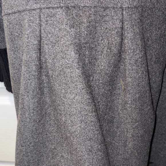 Anthropologie Lux black and  Gray wool jacket with sweater cuffs /Small - Picture 11 of 15